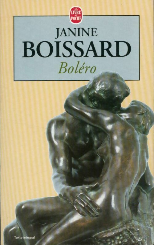 Boléro - Janine Boissard -  Le Livre de Poche - Livre