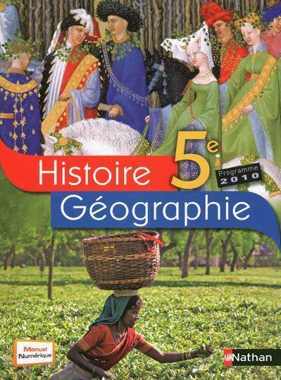 Histoire-géographie 5e 2010 - Raphaelle Lorrente -  Nathan GF - Livre