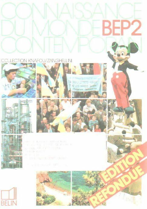 Connaissance du monde contemporain BEP2 - Rémy Knafou -  Belin GF - Livre