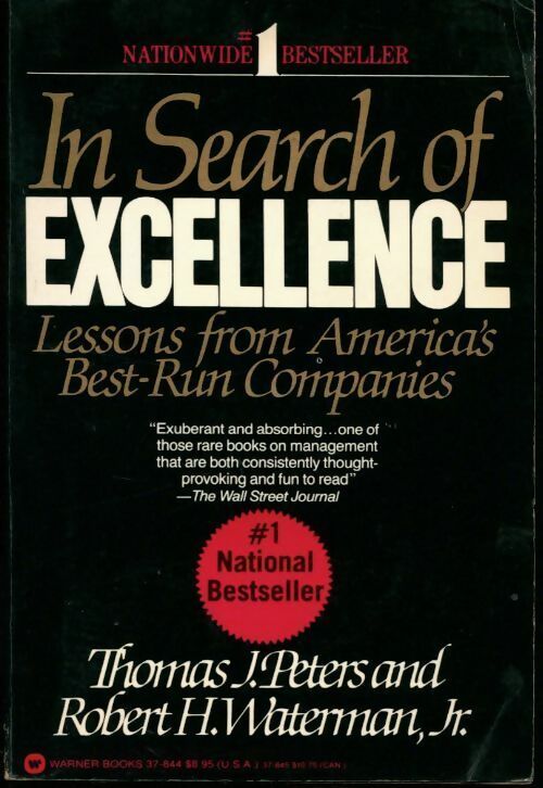 In search of excellence - Thomas J. Peters -  Harper & Row GF - Livre