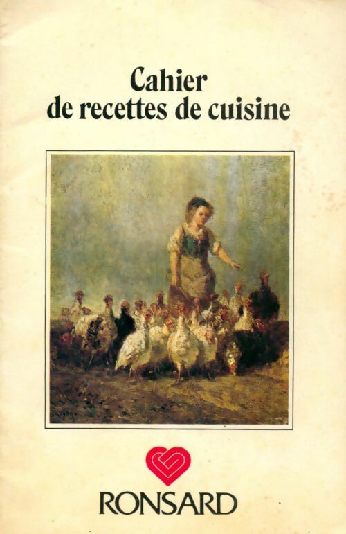 Cahier de recettes de cuisine - Collectif -  Ronsard - Livre