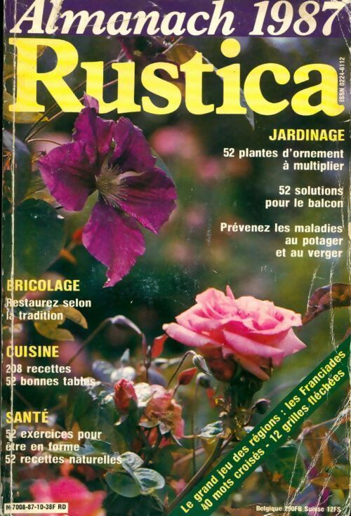 Almanach rustica 1987 - Collectif -  Rustica GF - Livre