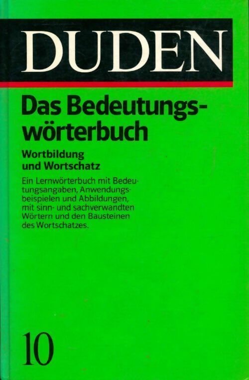 Das Bedeutungswörterbuch - Collectif -  Bibliographisches Institut & FA Brockhaus - Livre