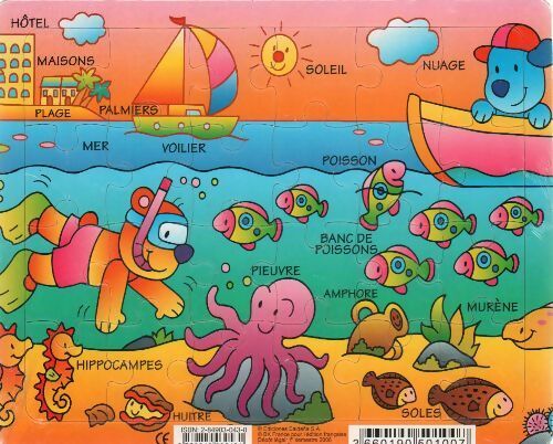 Puzzle 24 pièces mer - Inconnu -  Saldaña GF - Livre