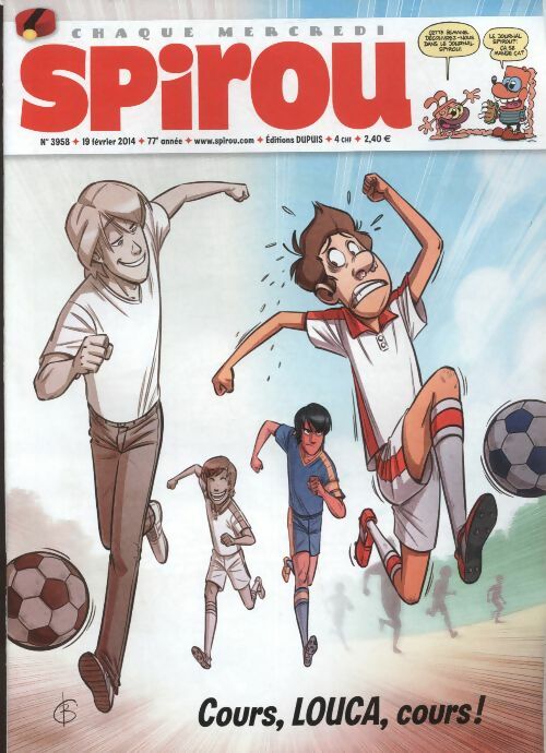 Spirou n°3958 : Cours, Louca, cours ! - Collectif -  Spirou - Livre