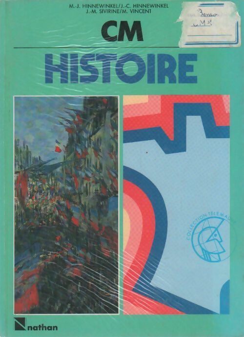Histoire cours moyen - Collectif -  Collection Télémaque - Livre