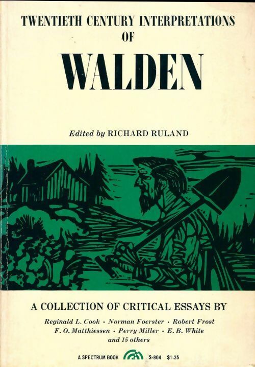 Twentieth century interpretations of Walden - Richard Ruland -  Twentieth century interpretations - Livre