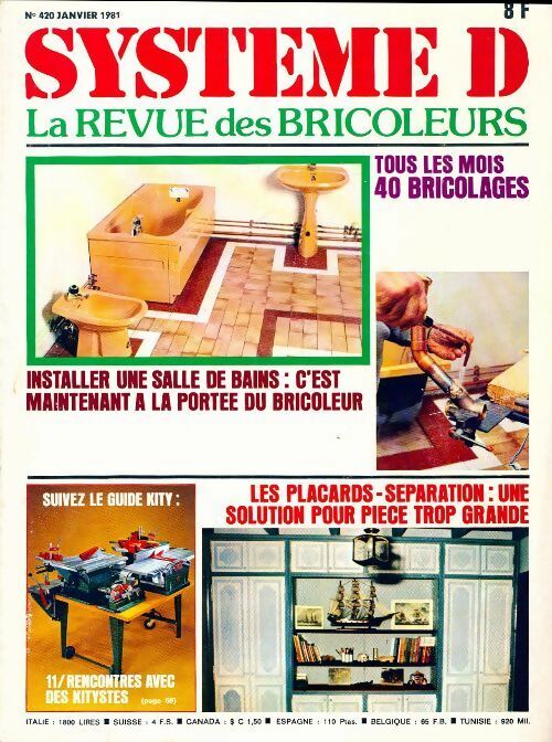 Système D n°420 - Collectif -  Système D - Livre