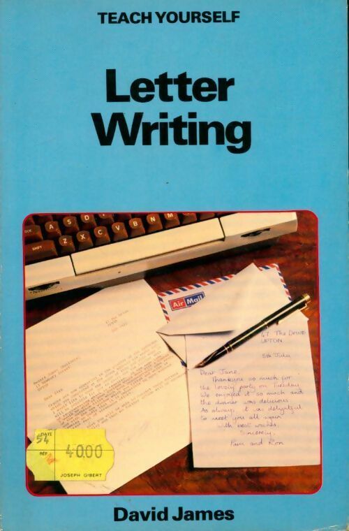 Letter writing - David James -  Teach yourself books - Livre