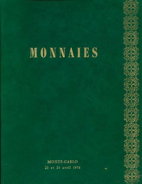 Monnaies du 01/04/1976 - Collectif -  Livre Monte-Carlo GF - Livre