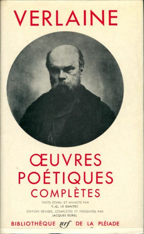 Oeuvres poétiques complètes - Paul Verlaine -  La Pléiade - Livre