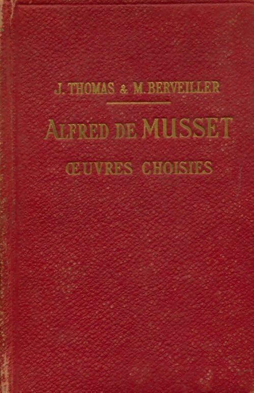Oeuvres choisies - Alfred De Musset -  Hatier poche - Livre