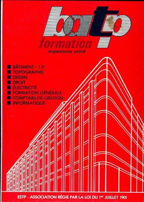 BATP formation - Inconnu -  ESTP - Livre