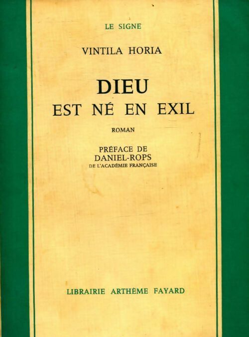 Dieu est né en exil - A. Doria -  Le signe - Livre