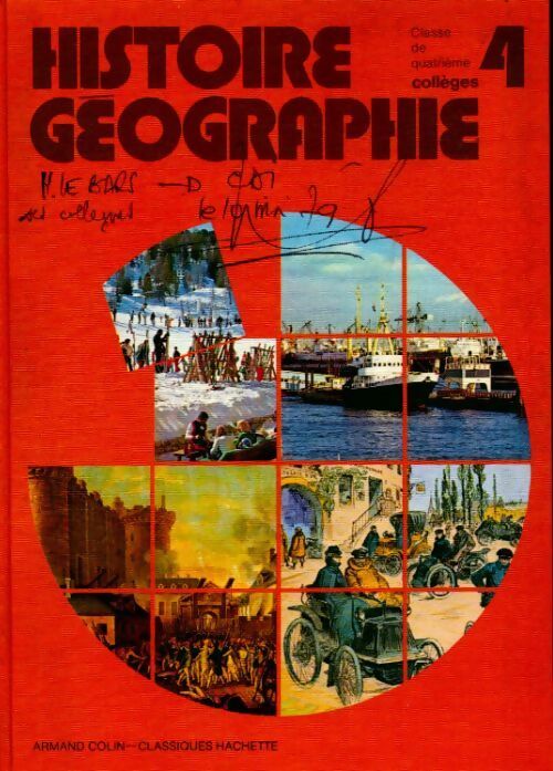 Histoire et géographie 4e - Lucien Pernet -  Armand Colin GF - Livre