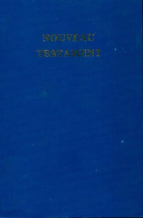 Nouveau testament - Inconnu -  Trinitarian bible society - Livre