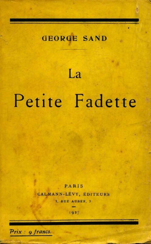 La petite Fadette - George Sand ; Sand -  Calmann-Lévy Poche - Livre