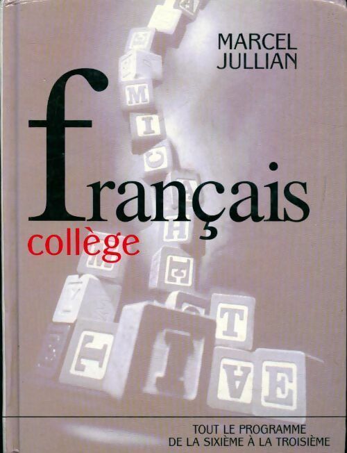 Français collège - Marcel Jullian -  France Loisirs GF - Livre