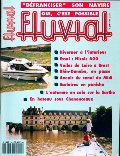 Fluvial n°58 : Défranciser son navire - Collectif -  Fluvial - Livre