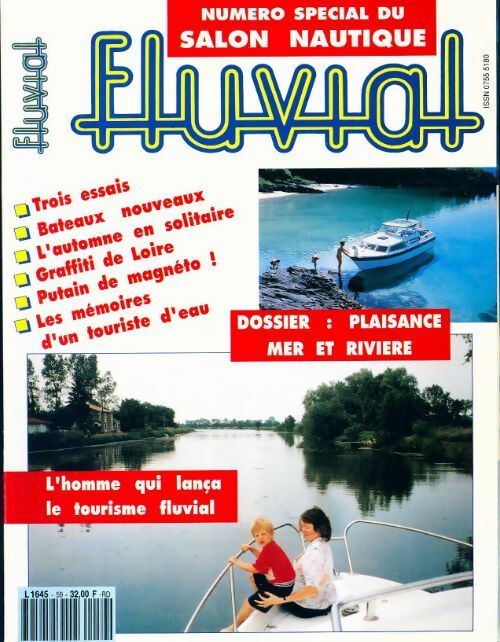 Fluvial n°59 : Numéro spécial du salon nautique - Collectif -  Fluvial - Livre