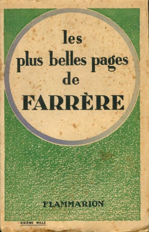 Les plus belles pages de Farrere - Claude Farrère -  Flammarion poches divers - Livre