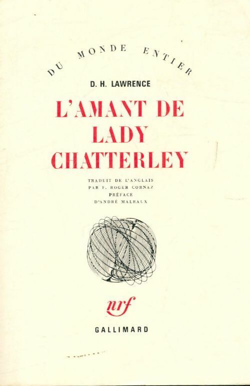 L'amant de lady Chatterley - David Herbert Lawrence -  Du monde entier - Livre