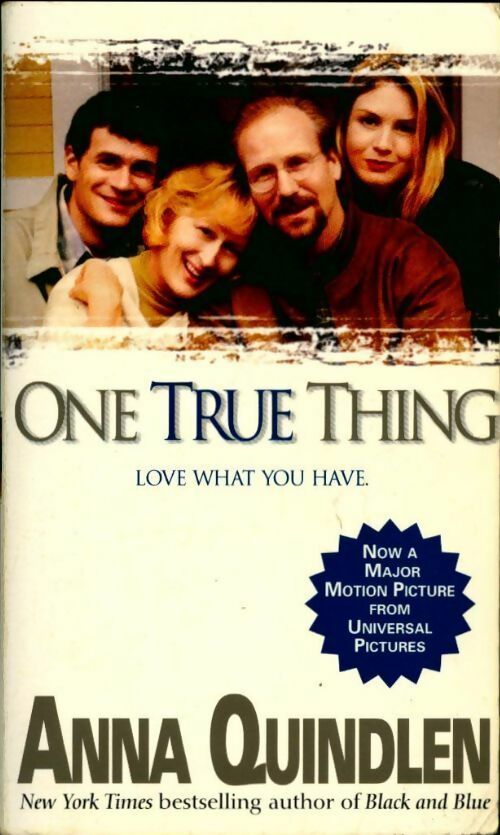 One true thing - Anna Quindlen -  Dell book - Livre