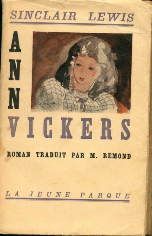 Ann Vickers - Sinclair Lewis -  La jeune parque poches divers - Livre