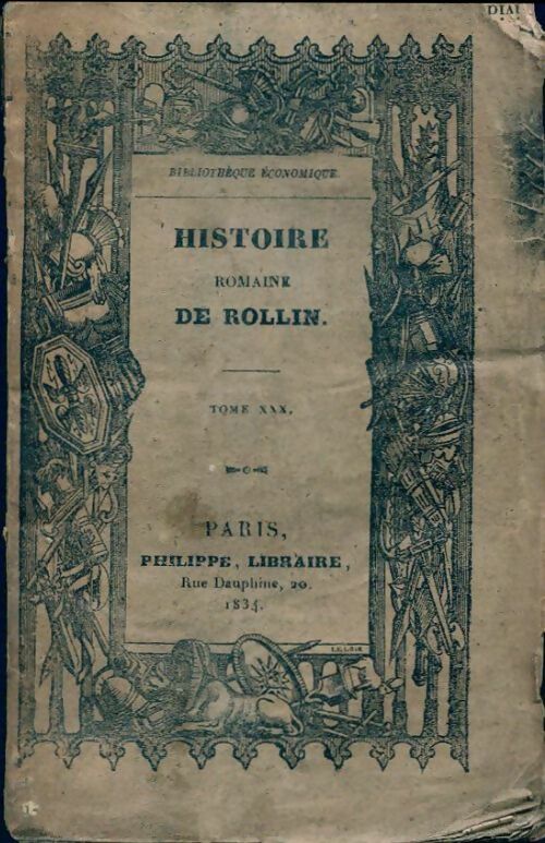 Histoire romaine Tome XXX - Collectif -  Histoire romaine - Livre