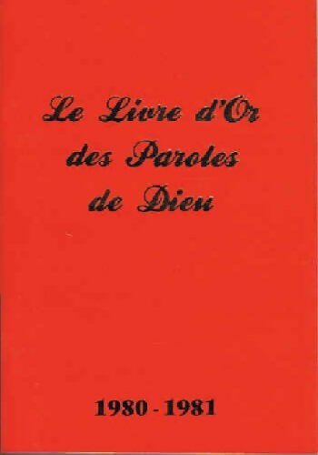 Le livre d or des paroles de dieu 1980/1981 - Collectif -  Résiac poches divers - Livre