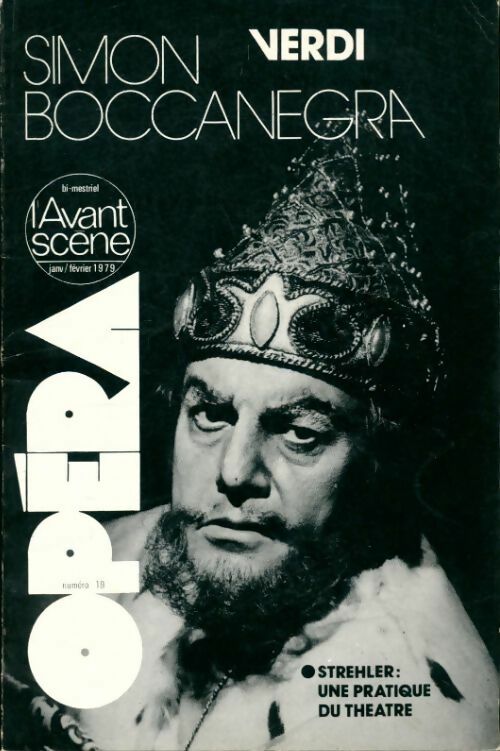 L'Avant-scene n°19 : Simon Boccanagra Verdi - Collectif -  L'avant scène opéra - Livre