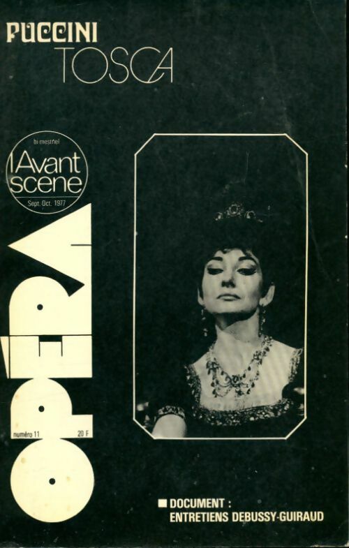 L'Avant-scène opéra n°11 : Tosca Puccini - Collectif -  L'avant scène opéra - Livre