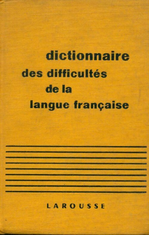 Dictionnaire des difficultés de la langue française - Adolphe V. Thomas -  Poche Larousse - Livre