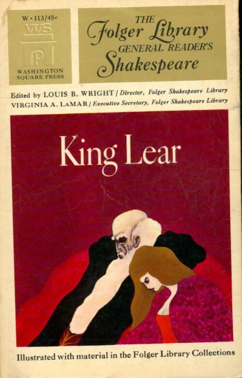 King lear - William Shakespeare -  Washington Square - Livre