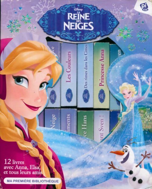 La reine des neiges (Coffret 12 livres) - Collectif -  Ma première bibliothèque - Livre