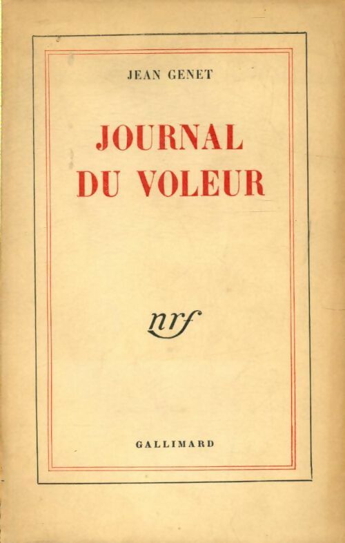 Journal du voleur - Jean Genet -  Gallimard poches divers - Livre