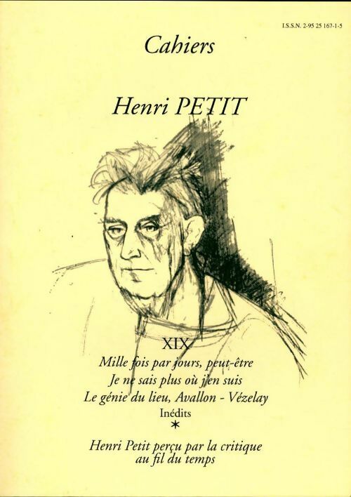 Cahiers - Henri Petit -  Les amis d'Henri Petit - Livre