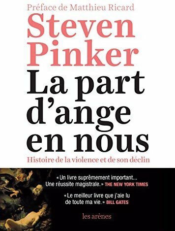 La part d'ange en nous - Steven Pinker -  Arènes GF - Livre