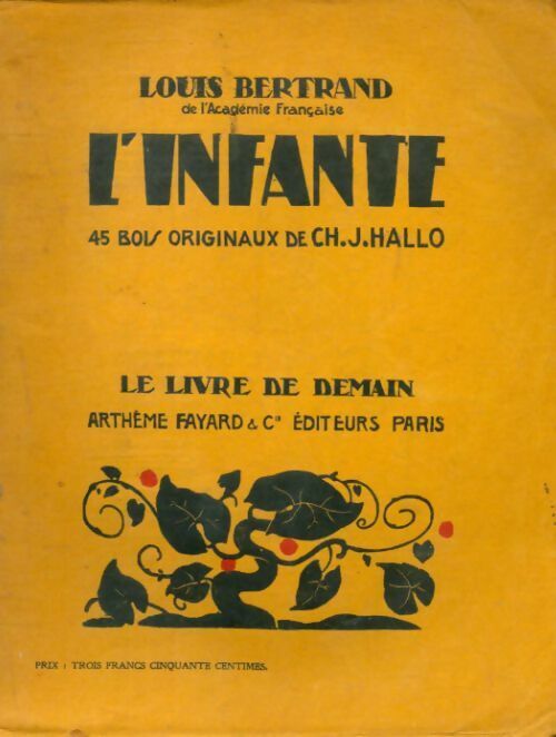 L'infante - Louis Bertrand -  Le livre de demain (Grand format) - Livre