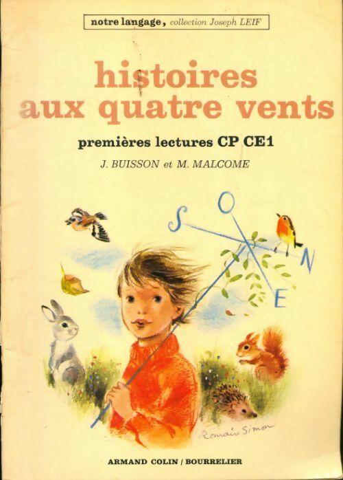 Histoires aux quatre vents CP / CE1 - J Buisson -  Armand Colin GF - Livre
