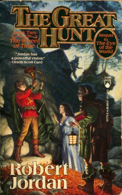 The wheel of time book 2 : The great hunt - Robert Jordan -  Tor fantasy - Livre