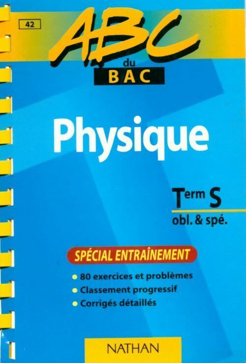 PhysiqueTterminale S Obligatoire & spécialiste - Adolphe Tomasino -  ABC du bac - Livre