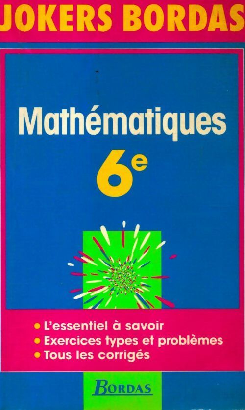 Mathématiques 6e - Simone Such -  Jokers - Livre