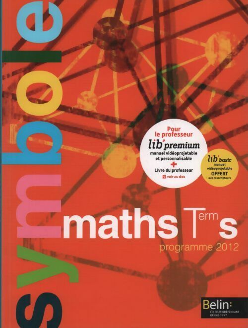 Maths Terminale S - Claude Deschamps -  Symbole - Livre