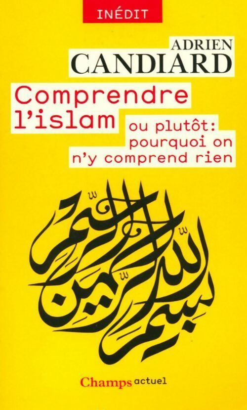Comprendre l'islam - ou plutôt : Pourquoi on n'y comprend rien - Adrien Candiard -  Champs - Livre