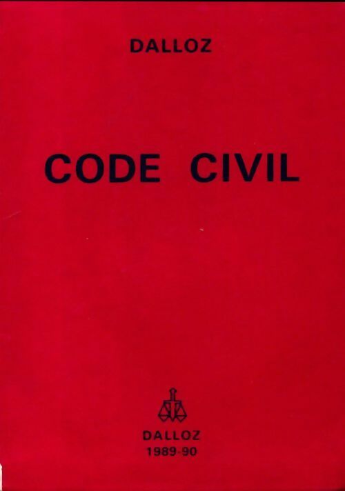 Code civil 1989-1990 - Collectif -  Codes - Livre