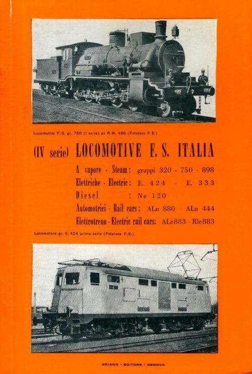 Locomotive F.S. Italia : IV serie - Collectif -  Briano GF - Livre