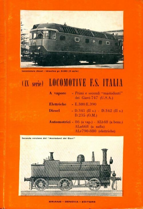 Locomotive F.S. Italia : IX serie - Collectif -  Briano GF - Livre