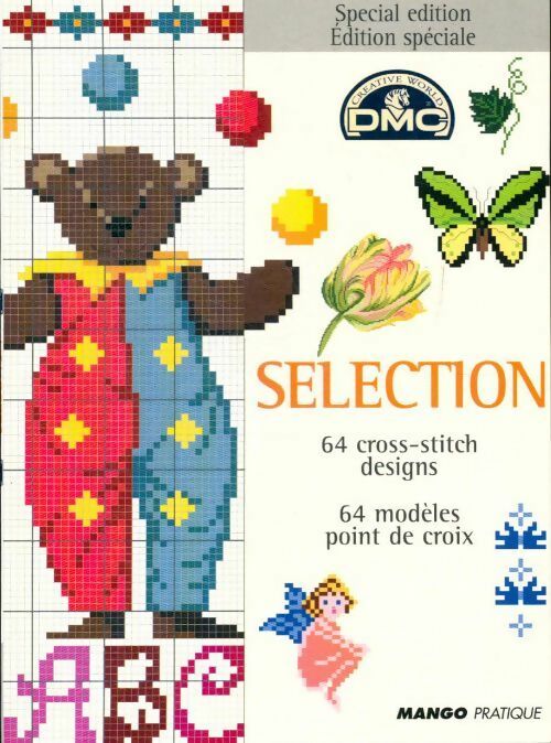 Sélection : 64 modèles de point de croix - Collectif -  Mango GF - Livre