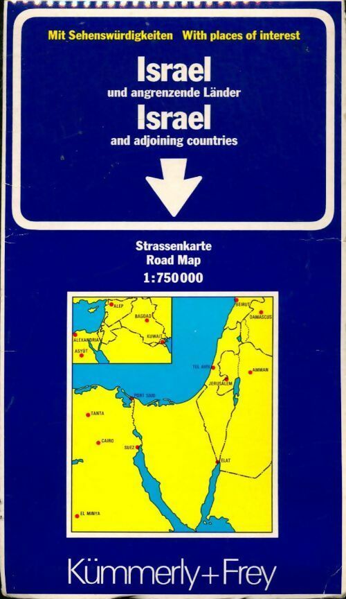 Israël and adjoining countries - Collectif -  Kümmerly + Frey GF - Livre
